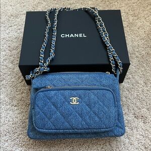 Chanel 2026 denim shoulder bag